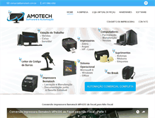 Tablet Screenshot of amotech.com.br